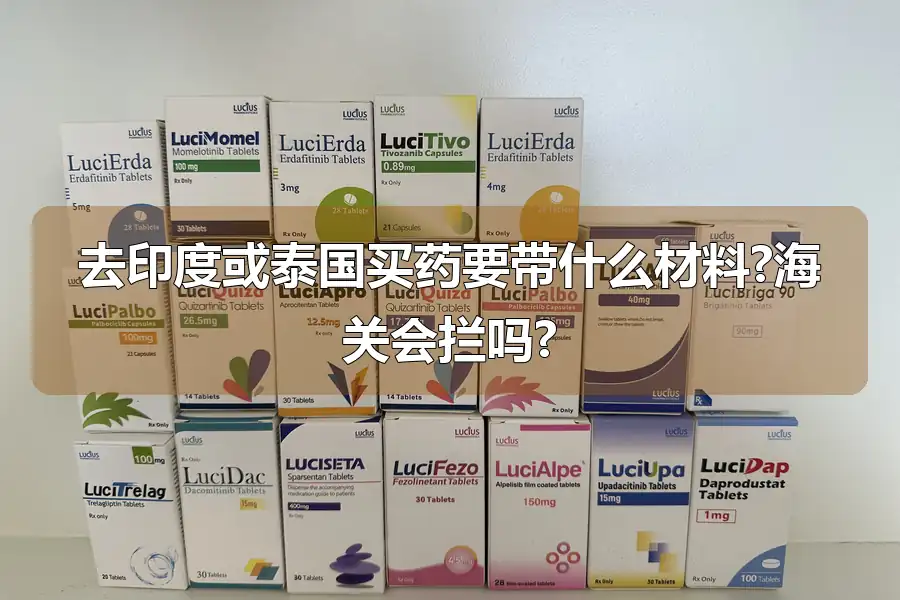 去印度或泰国买药要带什么材料?海关会拦吗?